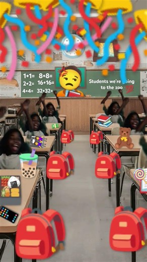 the teacher's angry 😒