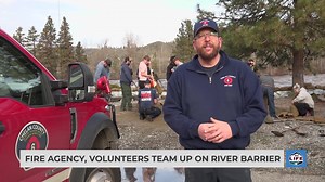 Brian Moore of Chelan County Fire District #6 discusses sandbagging efforts near Dryden. | NCWLIFE