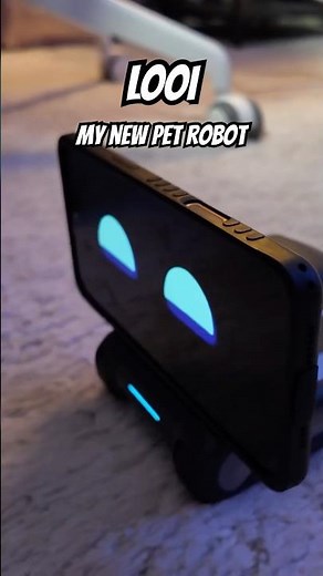 LOOI turns your phone into an AI-powered desktop robot with ChatGPT, tracking & wireless charging! ⚡