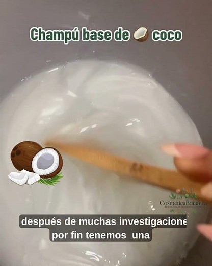 🌿✨ Shampoo Natural de Coco: Hidratación y Suavidad en Cada Lavado 🥥💆‍♀️