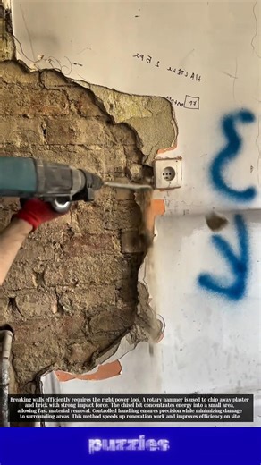 Wall Demolition Like a Pro! Super Fast & Powerful