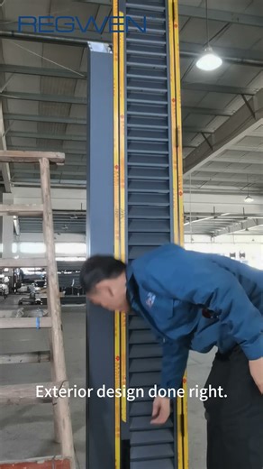 Hinged Exterior Shutter | Clean Facade Solution #BuildingFacade #buildingmaterials