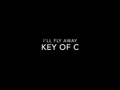 I'll Fly Away Hymn Key of C karaoke accompaniment sing along Backing Track