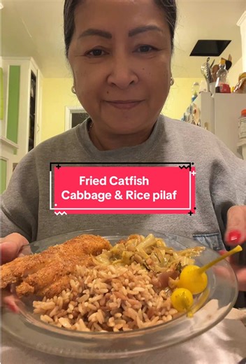 It’s been years since I had fried catfish. 🙏 for the food #dinnertime #friedcatfish #mukbang #letseat #eatwithsherry