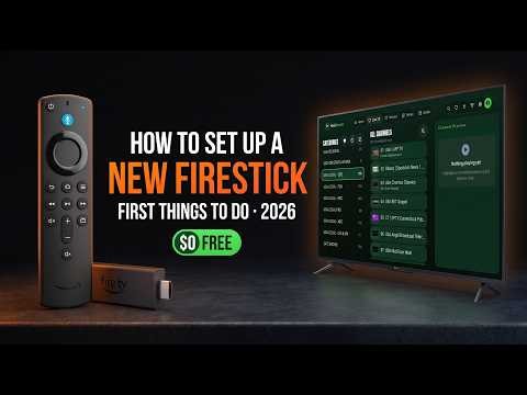 How to Set Up a New Firestick in 2026 🔥 First Things to Do (10,000+ Live TV, Movies & Sports FREE)