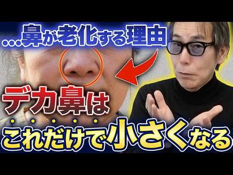 【老け顔の原因】←日本人は加齢と共に鼻が大きくなって潰れる！ある筋肉をブラシ１本で覚醒させて20代の頃にタイムスリップする【リンパケア】