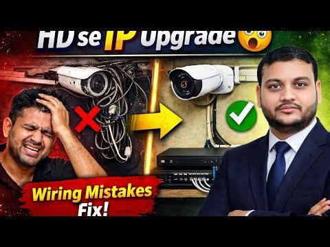 Old CCTV System Upgrade to IP Camera | Wiring Mistakes Fix + Setup Guide