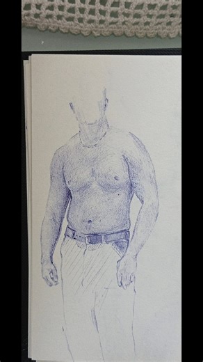 Male Anatomy Week. Day 2. #youngartist #sketchbook #realisticart #drawing #pendrawing