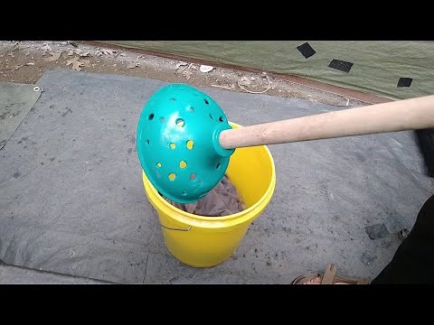 How do I wash clothes in camp? Bucket laundry! - Always Ants