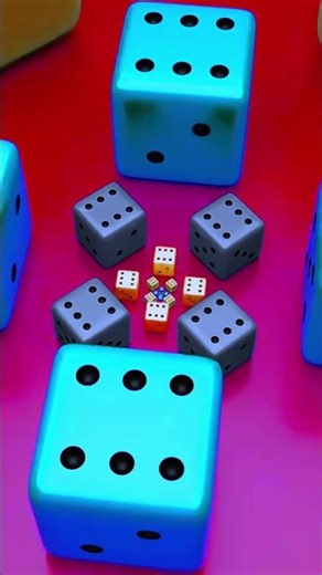 🎲 Infinite Dice Zoom Loop Satisfying #3danimation #oddlysatisfying #usashorts