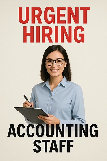 Urgent Hiring Starting Company Additional Member to the ADMIN Team! Company Name: Fides Construction Corporation. ACCOUNTING STAFF QUALIFICATION: 1. BSA Graduate, Finance or a related field 2. Atleast 1-3 year work related Experience 3. Knowledge of Basic Accounting principles and Practices 4. Strong attention to detail, accuracy and organization skills 5. Proficient in MS Application 6. Ability to Handle sensitive financial information and confidentiality 7. BIR Preparation Compliance 8. Coordi