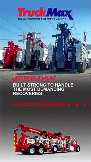 Jerr-Dan heavy Duty Wreckers and Rotators at TruckMax #jerrdan #towtruck #heavydutytowing