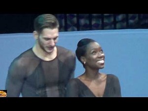 Vanessa JAMES & Morgan CIPRES /FRANCE/ VICTORY CEREMONY