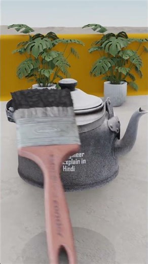 How To Cook Food Using Sunlight 🤔 ( 3D Animation In Hindi ) #shorts