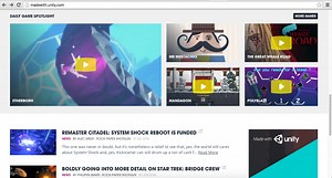 Made with Unity profile and Feature on the HomePage!