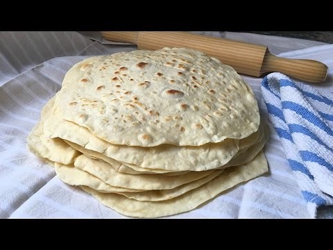 Tortillas de harina de trigo muy fáciles para fajitas, burritos, quesadillas...