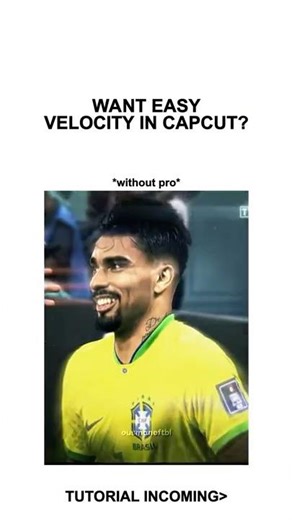Velocity Tutorial CapCut