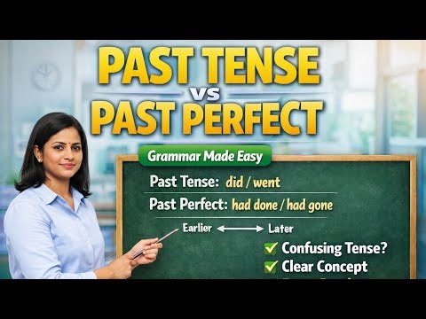 Past Tense vs Past Perfect | Grammar Made Easy | Confusing Tenses Explained | Tenses for Competitive