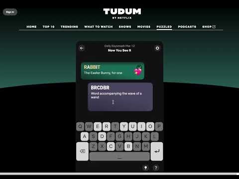 Keysmash Answer Today | March 12, 2026 | TUDUM by Netflix