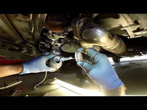 Locating and replacing o2 sensor-2 bank-2 on 2015 Murano 3.5 liter engine