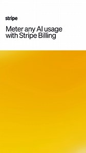 With Stripe Billing, you price tokens, API calls, or full workflows on the same stack. | Stripe