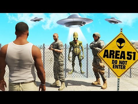 I Found ALIENS in AREA 51 in GTA 5!