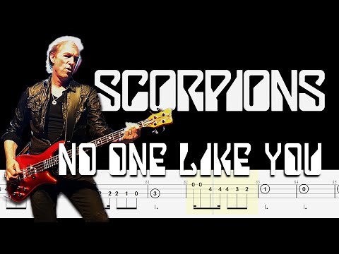 Scorpions - No One Like You (🔴Accurate Bass Tabs | Notation) By ‪@ChamisBass‬ #chamisbass #scorpion