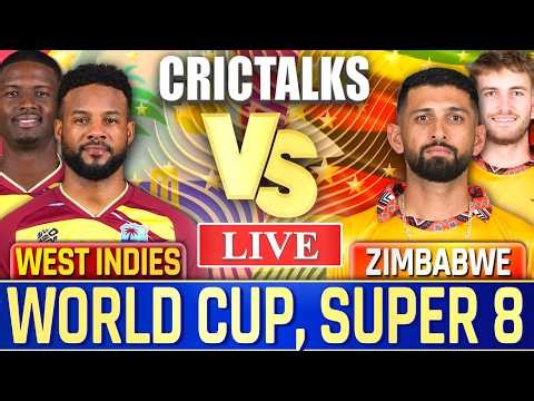 🔴 Live: ZIM vs WI Live Match Today, T20 World Cup 2026 Scores, Commentary Zimbabwe v West Indies