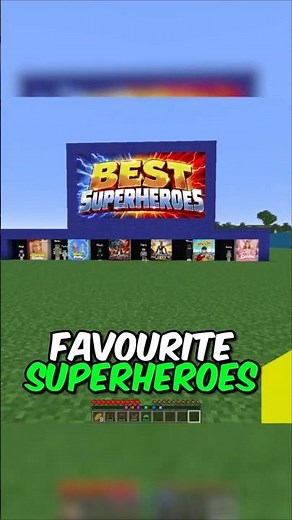 Who is Favourite Super Hero In Our Minecraft Basu City SMP SERVER Hindi #minecraftshorts
