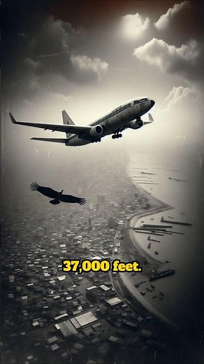 The Highest-Flying Bird in the World – Rüppell’s Griffon Vulture 🦅 #facts #bird #shorts #planecrash