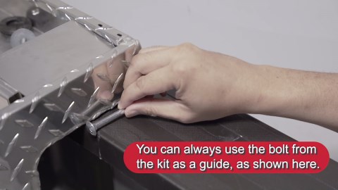 Check The Home Depot's Q&A Before Buying: Weather Guard Lo-Side Truck Tool Box in Aluminum, 56 in., in Gloss Black