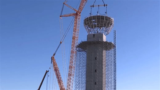 Tulsa airport reaches milestone with new air traffic control tower