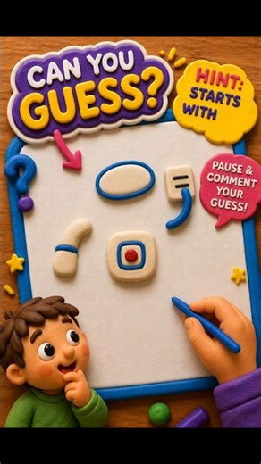 Clay toy guessing game! #pictionary