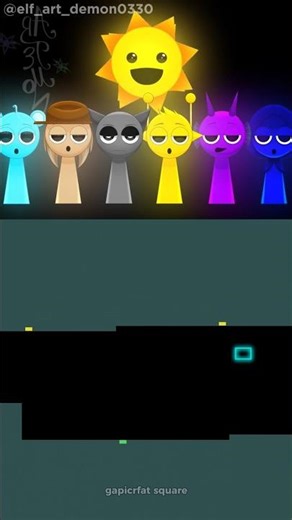 Incredibox Sprunki : Sprunki 7 Characters Special ✨ | Gapicraft Bouncing Square