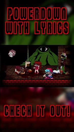 POWERDOWN WITH LYRICS OUT NOW | FNF MARIO'S MADNESS V2 COVER #fnf #fnfmod #mariosmadness #sonicexe