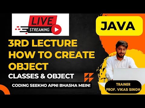 How To Create Object In Java | Creating Object In Java | Java Tutorial By Vikas Singh