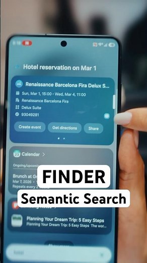 Never lose anything! - Semantic Search Finder on Galaxy S26 Series