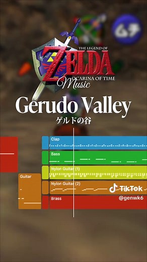 Transcribing Gerudo Valley from Zelda: Ocarina of Time
