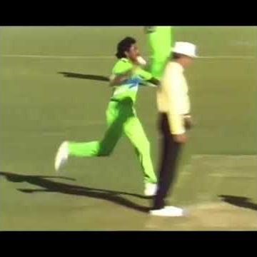 Malcolm Marshall excellent bating vs Pakistan _ West Indies vs Pakistan