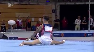 53K views · 534 reactions | 2019 German Championships - MAG FX EF results 1. Marcel Nguyen 14.333 (routine below) 2. Nick Klessing 14.100 3. Dario Sissakis 14.066 | International Gymnast Magazine | Facebook