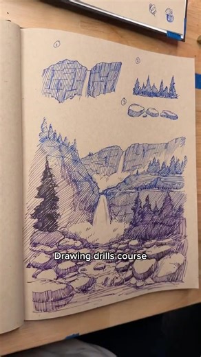 Don’t draw the waterfall to draw the waterfall.