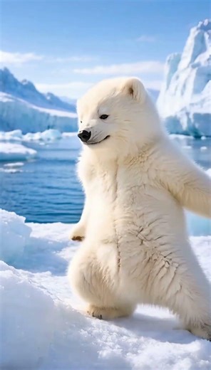 Baby Polar Bear’s Funniest Dance