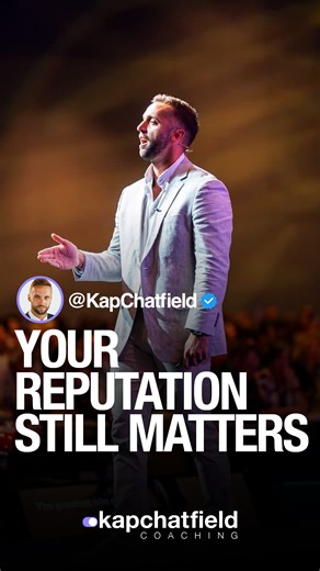 2.3K views · 37 reactions | “Character builds trust but reputation opens doors. Guard both.” | Kap Chatfield | Facebook