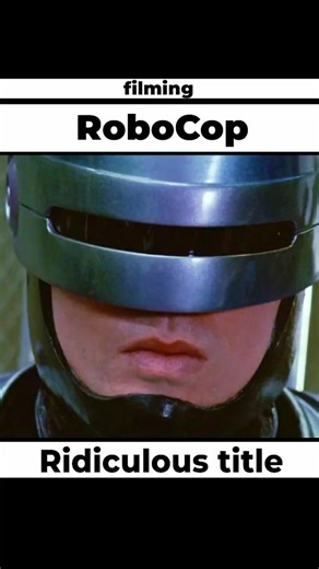 Filming Robocop. Ridiculous title