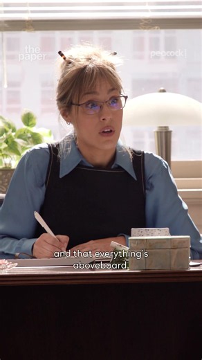 She needs all the details, for HR purposes of course 🤪 A new season of #ThePaper is streaming on Peacock. #LisaGilroy #DomhnallGleeson #WorkplaceComedy #TVClips