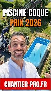Piscine coque : prix réel 2026 et tout ce qu'il faut savoir avant de commander