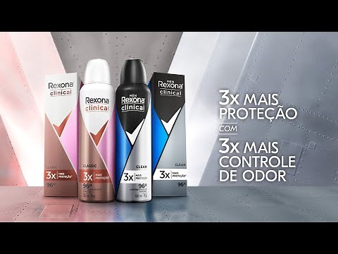 REXONA CLINICAL | 3X MORE PROTECTION WITH 3X MORE ODOR CONTROL