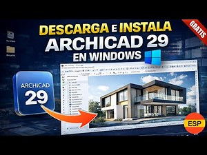 Como Descargar e Instalar Archicad 29 Gratis Full Español En PC Windows 11 y 10 Para Arquitectos 🔥