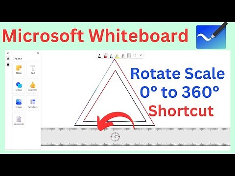 how to rotate scale in Microsoft Whiteboard? how to rotate ruler in Microsoft Whiteboard?