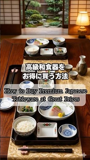 飲食店オーナー必見！高級感のある和食器を格安で揃える方法